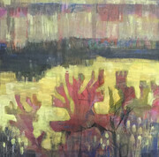 Coral Gardens, Acrylic on Birch Panel, $250