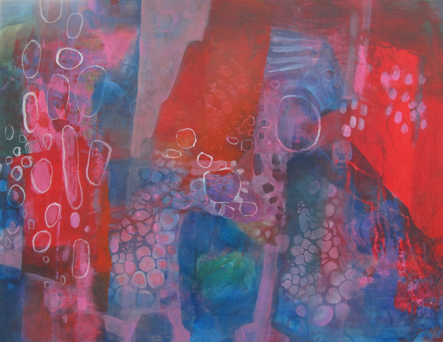 It Feels Like Love, Acrylic on Birch Panel, 22' x 28'