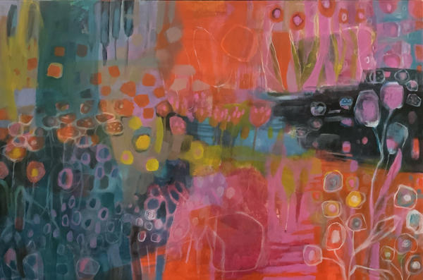 'Wild and Free', Acrylic on Canvas,