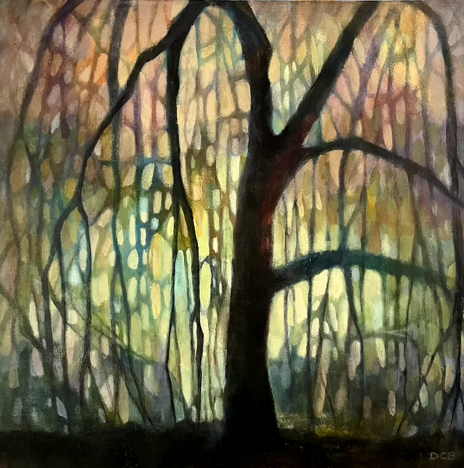 Donna C Brown, 'Dusk', Acrylic on Canvas, 20" x 20"