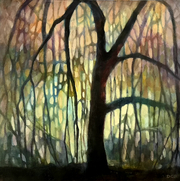 Donna C Brown, 'Dusk', Acrylic on Canvas, 20" x 20"