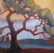 'Tree of Hope'    Acrylic on Canvas   4' x 4'    Commission for KGH
